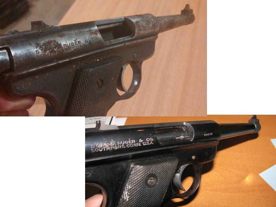 Restoring the finish on a rusted gun Pistolsmith